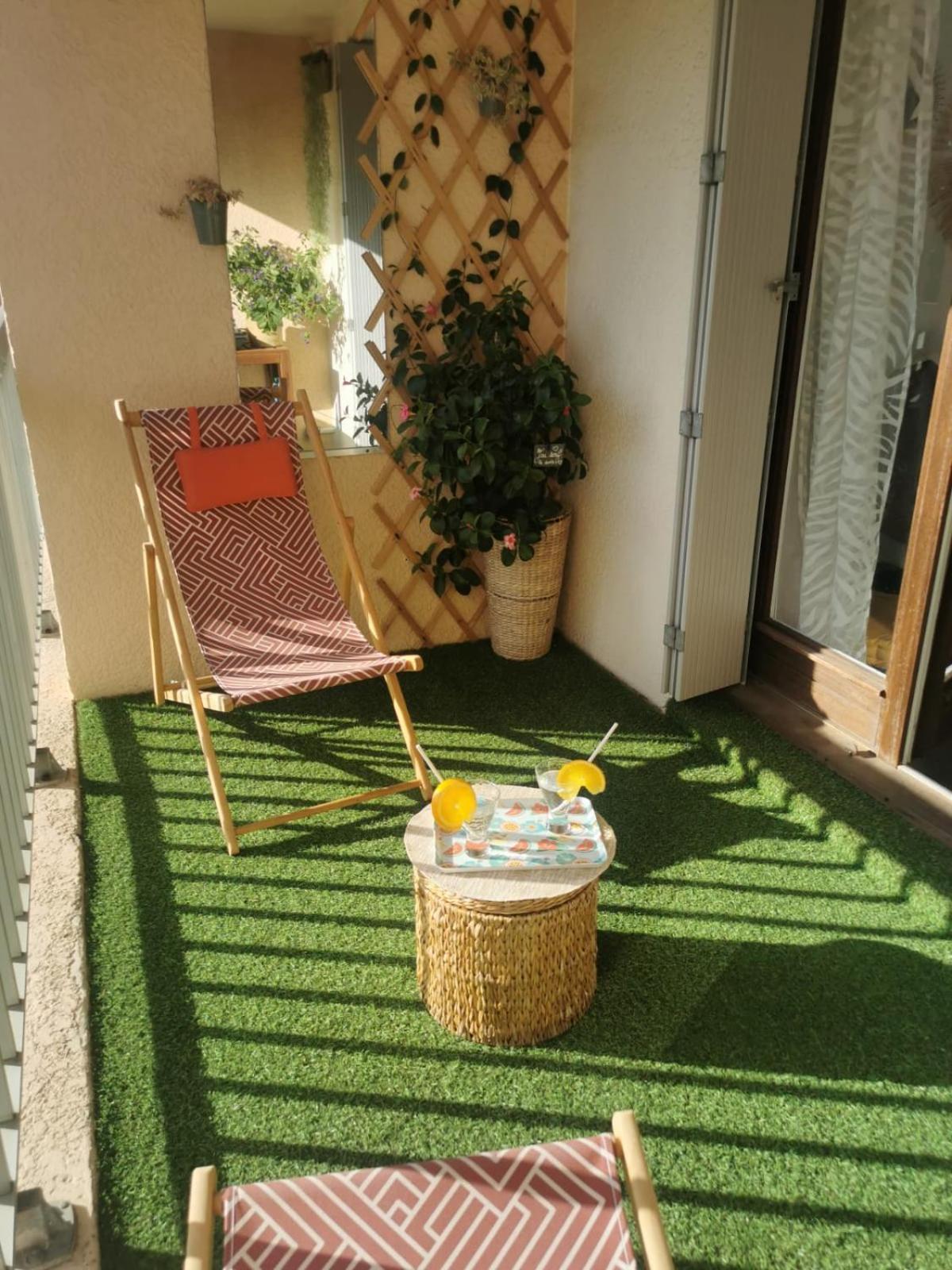 Ferienwohnung Coquillages Et Crustaces Saint Aygulf Exterior foto